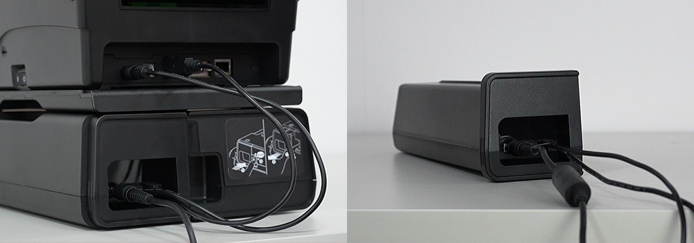 電池座本身提供兩種充電方式