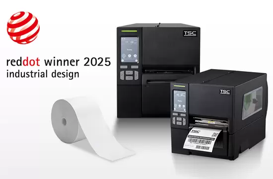 TSC Auto ID MB241 Series Linerless Printer Wins Red Dot Award