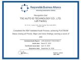 TSC Auto ID RBA Platinum Certification